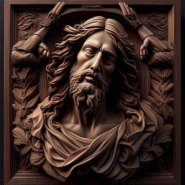 3D model st jesus (STL)